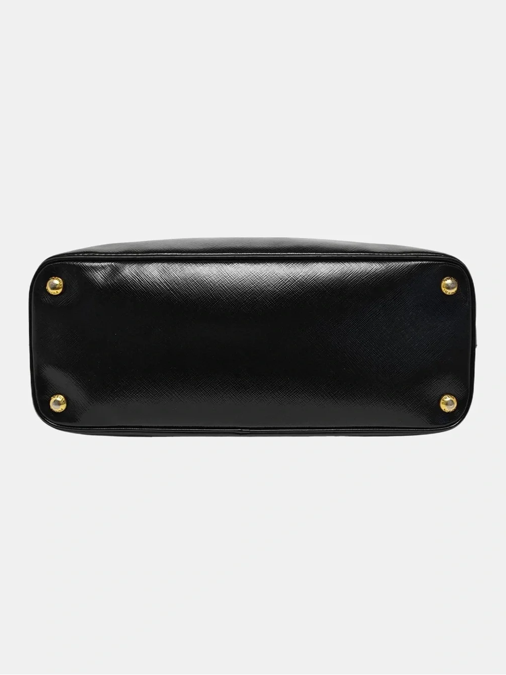 ♥️Prada Saffiano Large Black Saffiano Satchel with Gold-Tone Hardware ♥️